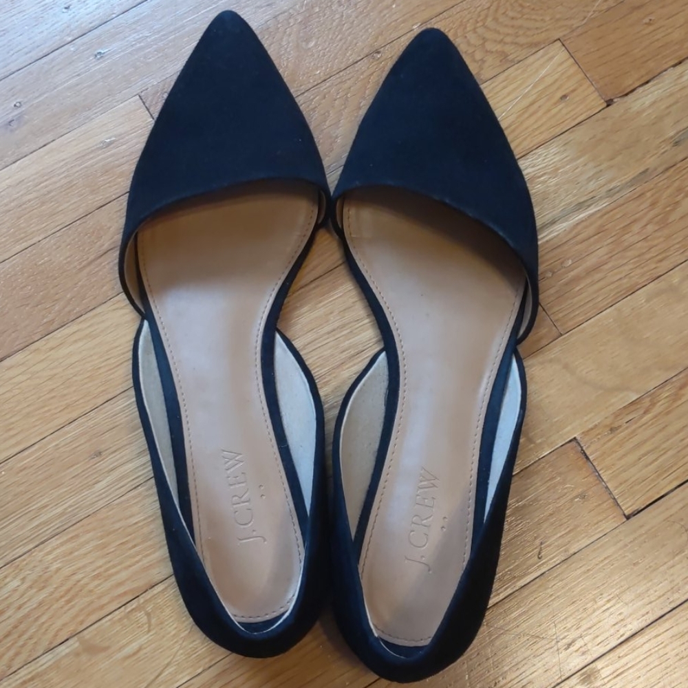Zoe Suede D'Orsay Flat